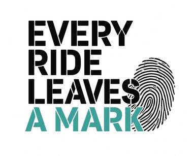 EVERY RIDE LEAVES A MARK - National Campaign Logo